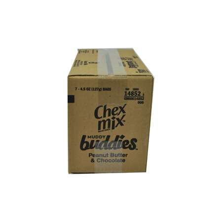 CHEX MIX Chex Mix Muddy Buddies Snack Mix Peanut Butter & Chocolate 4.5 oz., PK7 16000-14852